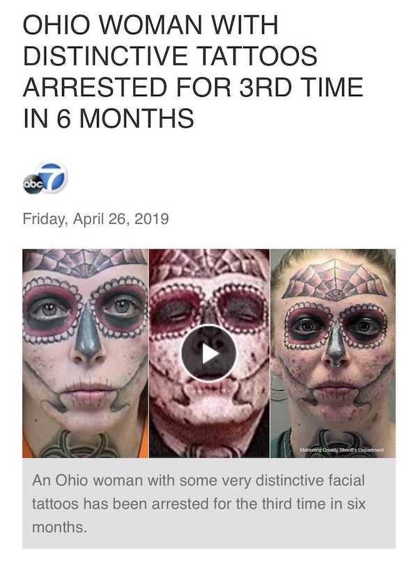 15 Times Ohio Woman Was Caught Being Stupid.