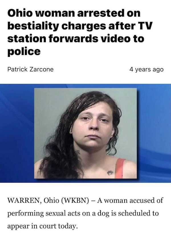 15 Times Ohio Woman Was Caught Being Stupid.