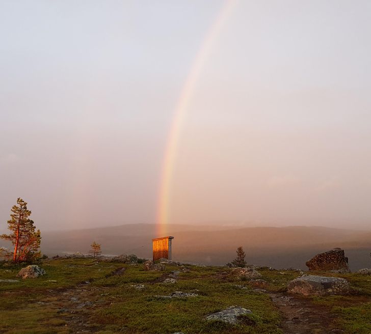 “Outhouse at the end of a rainbow”