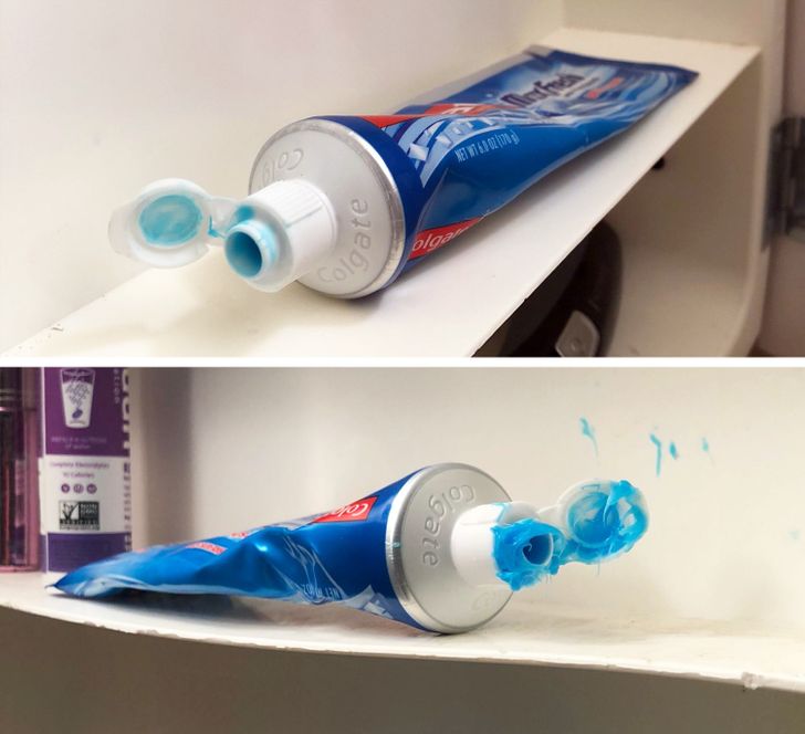 “My toothpaste vs my girlfriend’s”