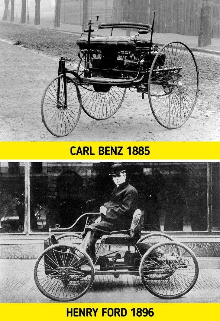 first car made - Carl Benz 1885 Henry Ford 1896
