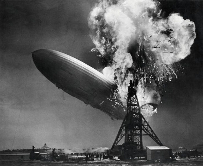 One of the most famous and tragic photos of the 20th century is the Hindenburg blimp exploding into flames. The hydrogen-filled airship that promised a luxurious and quick crossing of the Atlantic burst into flames in May of 1937, killing 35 of its 100 passengers. Scientists knew that a spark somehow ignited the leaking hydrogen, but debated for decades on the cause of the spark and the gas leak. In 2013, aeronautical engineers finally ruled out all previous theories and determined that a thunderstorm had created a charge of static electricity in the Hindenburg. As for the gas leak, that was due to either a faulty valve or broken wire that sent hydrogen into the ventilation shafts. Experiments revealed that a static electricity spark perfectly mimicked the Hindenburg's burn pattern.