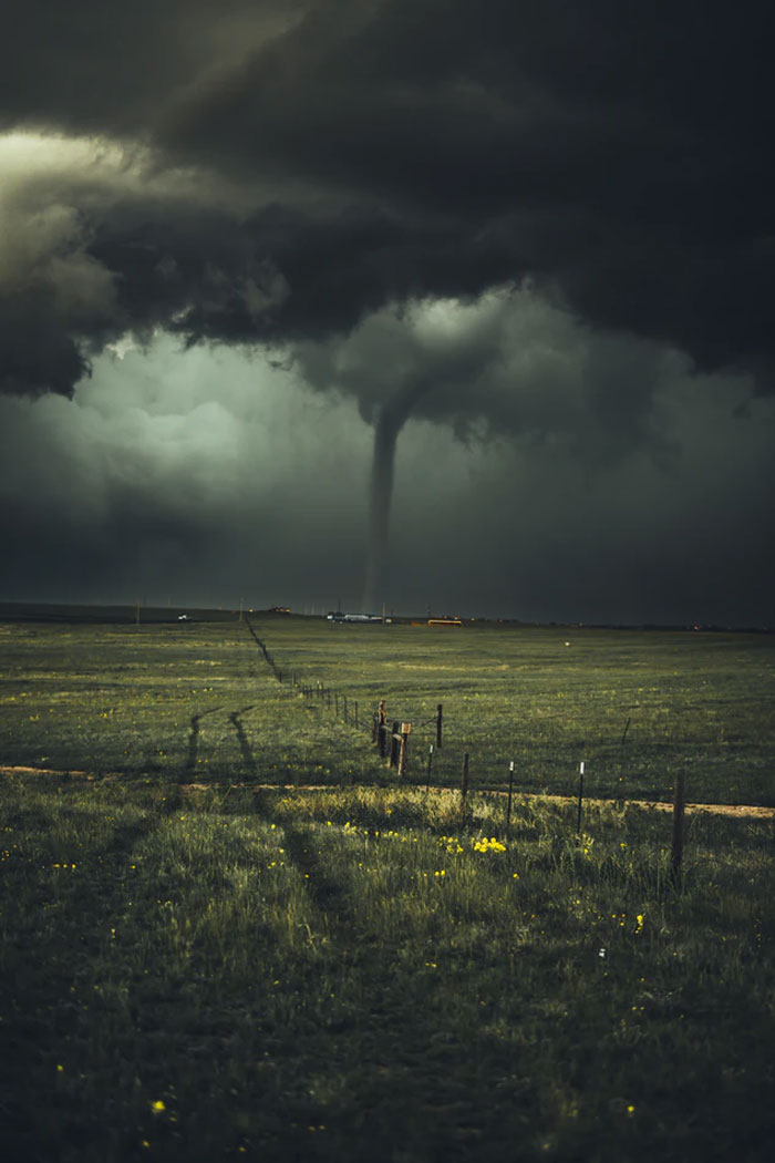 If a tornado looks like it's not moving, it's actually moving towards you