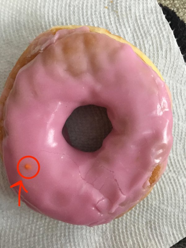 “I ordered a “sprinkle donut”… They took it VERY literally.”