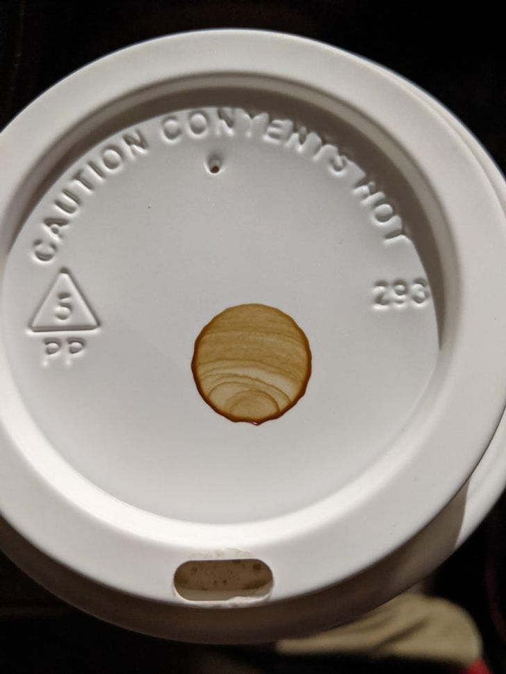 “This drop of coffee looks like Jupiter.”