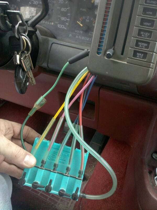 When the AC gotta work, but the vacuum switch in the dash is bad…