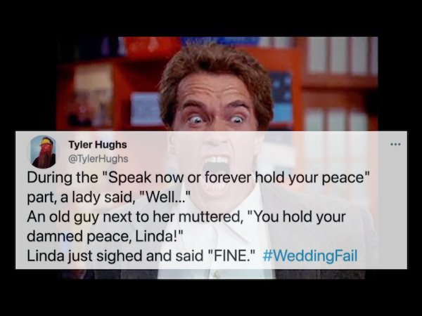 19 Of The Biggest Wedding Fails.