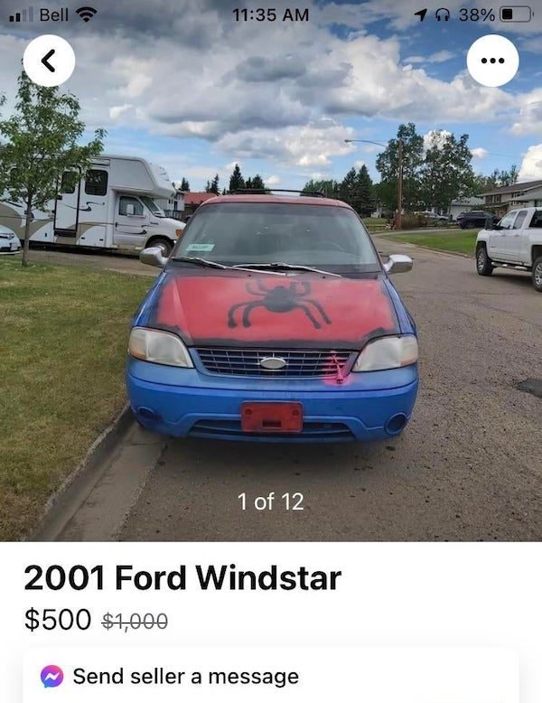 vehicle door - Bell 1 0 38% . 1 of 12 2001 Ford Windstar $500 $1,000 Send seller a message