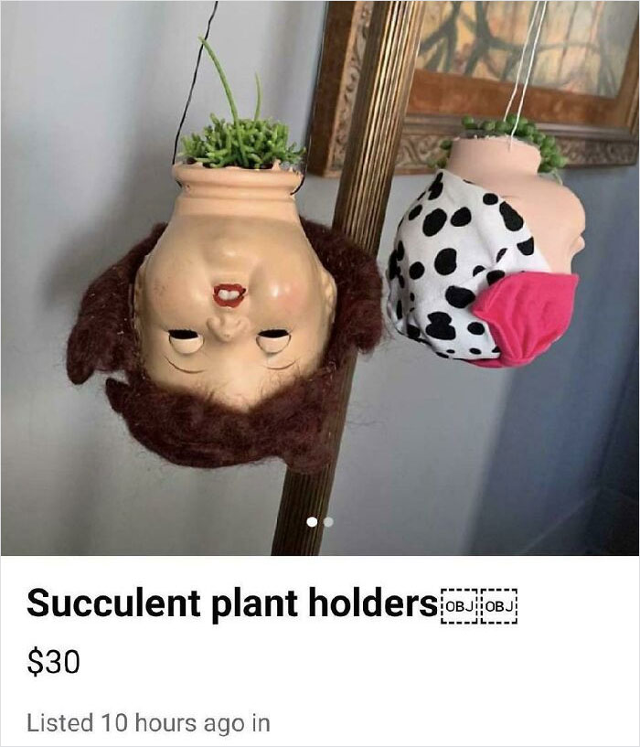 stuffed toy - Succulent plant holders c. ce $30 Listed 10 hours ago in
