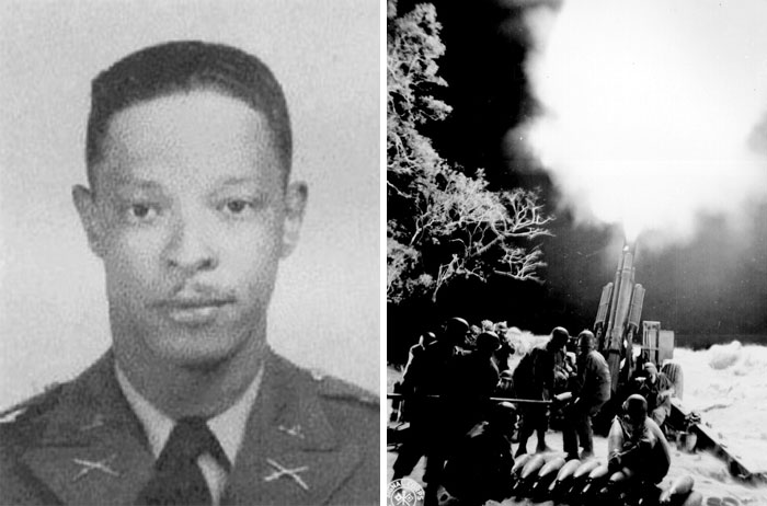 During World War II, an American lieutenant, realizing his position was inundated with enemy troops, called in an artillery barrage on himself. Following a US counterattack later that day, the lieutenant's body was found alongside approximately 100 German soldiers. His name was John R. Fox.