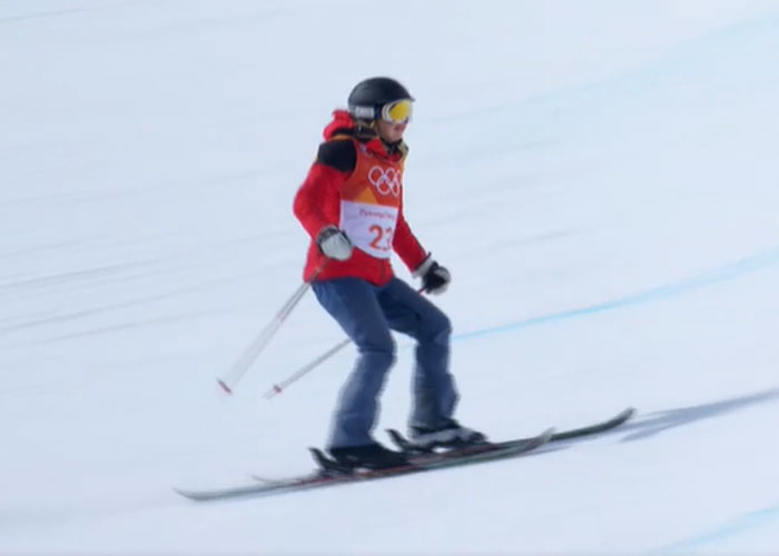 Elizabeth Swaney, a relatively amateur skier, was able to qualify for the 2018 Winter Olympics halfpipe by accumulating points at qualifying events leading up to the Olympics by doing flawless yet completely simple routines, outscoring opponents who often would crash in their more-ambitious runs