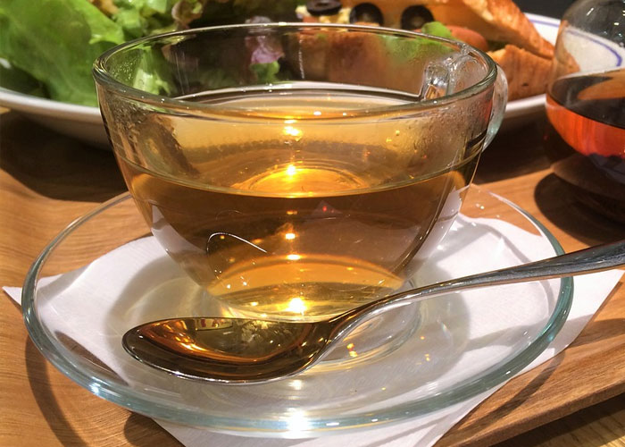 there is such a thing as Earl Grey tea intoxication, where drinking 4L per day causes extensive muscle cramps and blurred vision. Cutting down to 1-2L makes the symptoms go away.