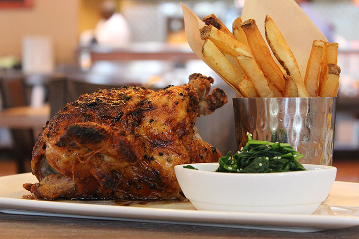 A woman came in, grabbed an herb-roasted rotisserie chicken, plopped down in the casual seating area, ate 85% of it with her bare hands, then brought the carcass to customer service and tried to return it