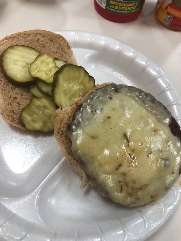 I’d asked for some pickles at work for my burger. They did good.