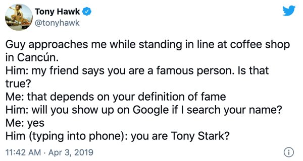 23 Times Tony Hawk Couldn't Get Anyone To Recognize Him.