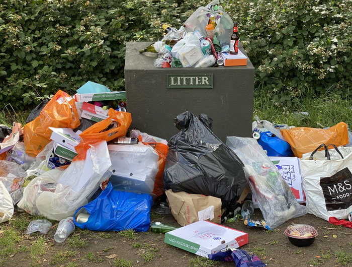 People who litter. Scum of the earth