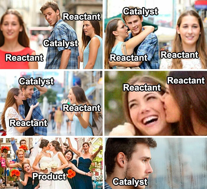 friendship - Catalyst Reactant Catalyst Reactant Reactant Reactant Catalyst Reactant Reactant Reactant Reactant Product Catalyst