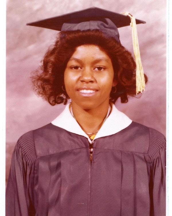 Michelle Obama at her graduation