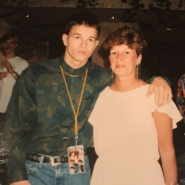 Mark Wahlberg and his late mother.