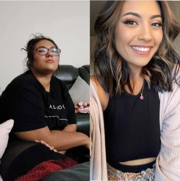 “[260lbs>135lbs=125lbs] My life has changed so much in the past 2 years! I’m now working as a health coach with people struggling to lose weight! So so rewarding to be in this place in my life”