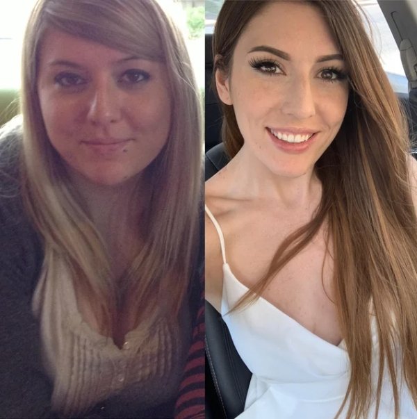 “[230 > 150 = 80lbs] Sooo happy with my face gains”