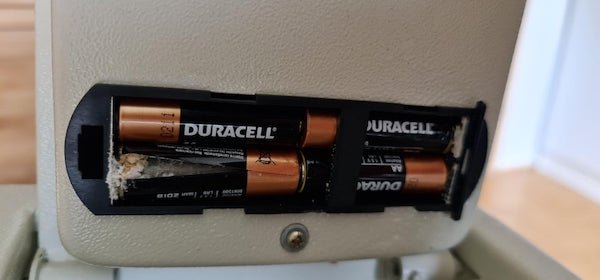 Didn't change the batteries for about 11 years