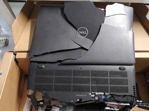 “User dropped the laptop. Please give us a quote”