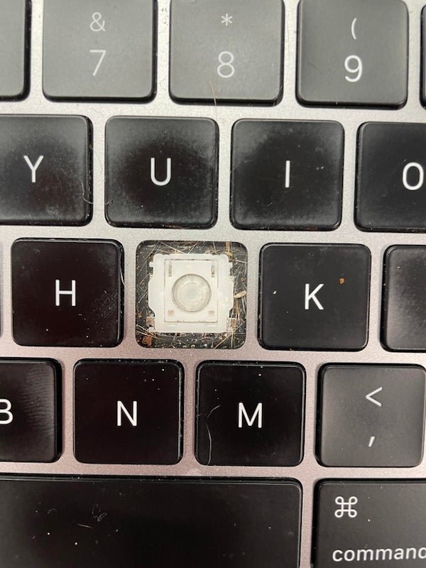 Customer: “My J key is unresponsive”