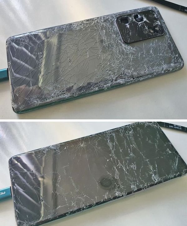 Boss asked me if I can save his data, because he accidentally ran over his phone with a car.