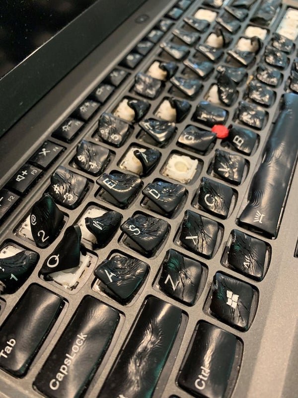 User spilt coffee on his laptop – so he put it in the oven to dry it out…