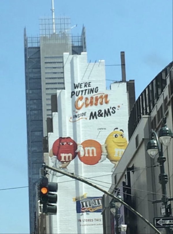we re putting inside m&m's - Were Putting Cum Inside M&M'S om m mu In Stores This Oner
