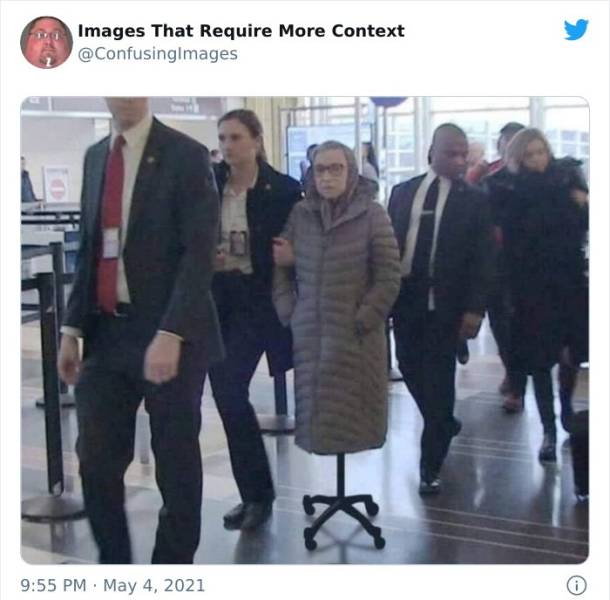 ruth bader ginsburg on wheels - Images That Require More Context