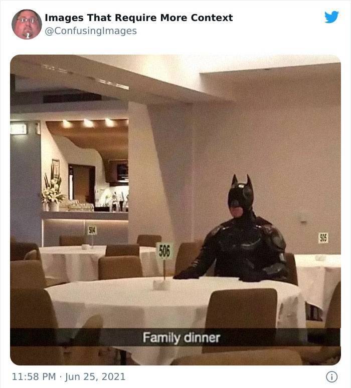 batman family dinner meme - Images That Require More Context 58 585 506 Family dinner 0