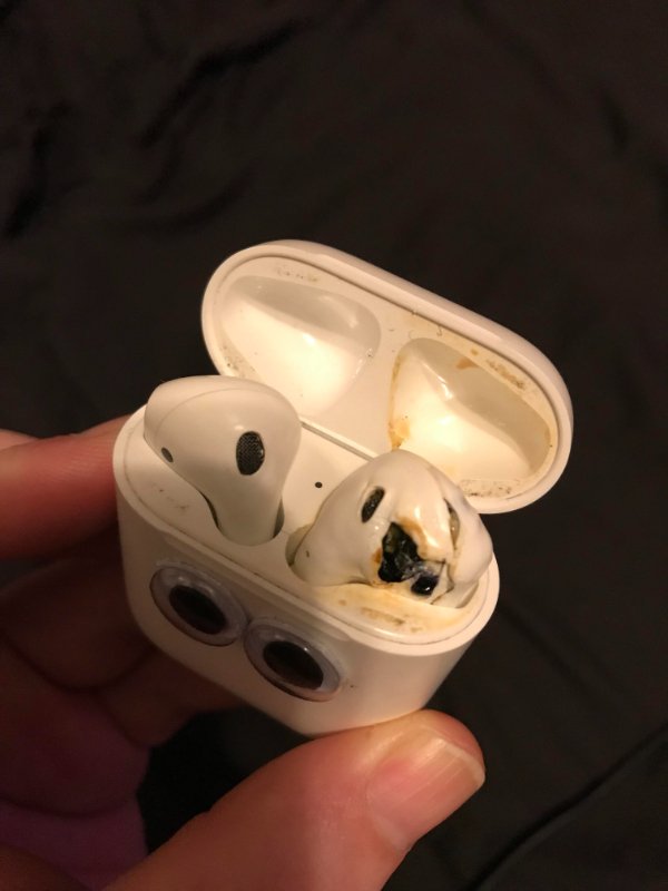 “Friend of mine hid my AirPods in a box of chicken nuggets that I proceeded to microwave without opening the box.”