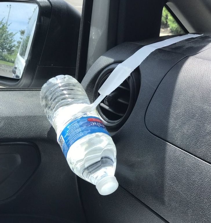 “If you left a bottle of water in the car and now it’s really hot...”