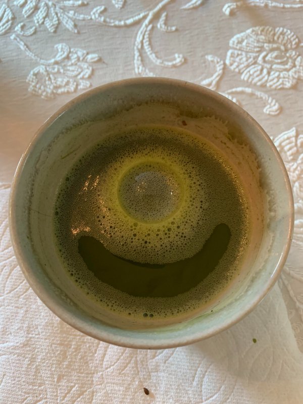 “Mike Wazowski in my morning matcha.”