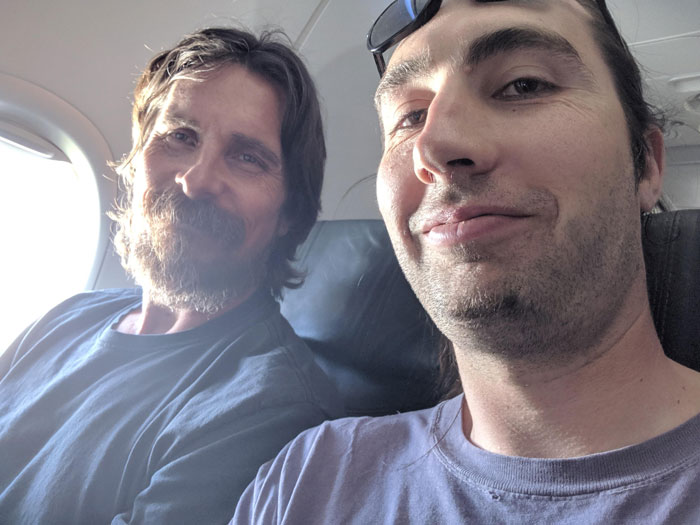 I Met This Cool Guy [Christian Bale] On A 5 Hour Plane Ride