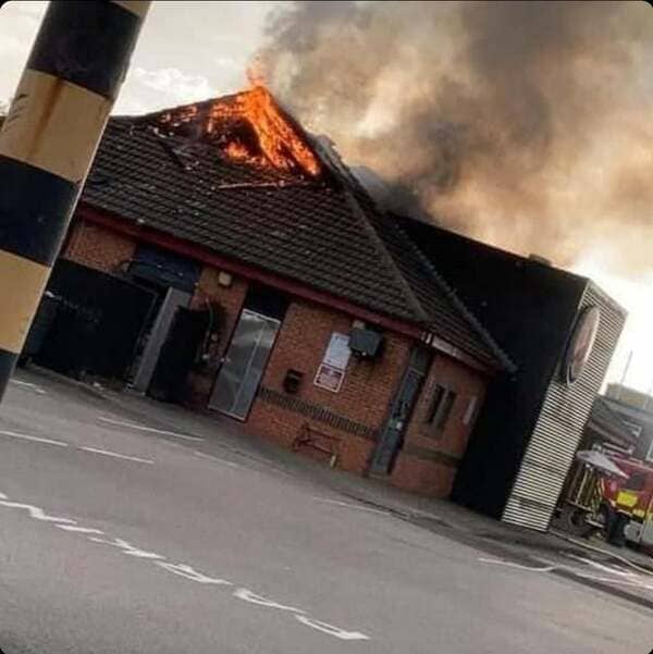 burger king on fire