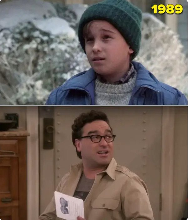Johnny Galecki was Rusty in National Lampoon’s Christmas Vacation