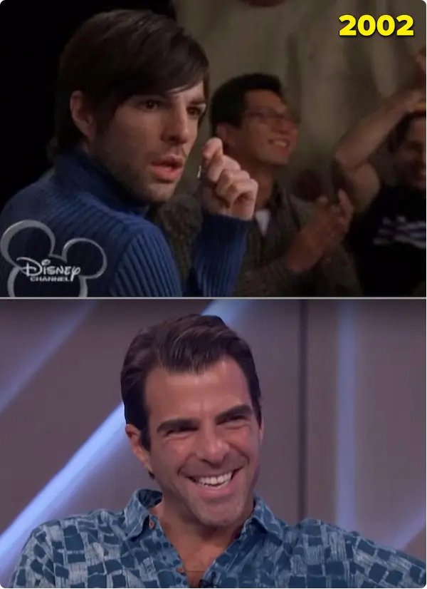 Zachary Quinto played a TV commercial director in an episode of Lizzie McGuire