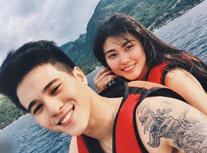 Filipino TV star and dancer Franco Hernandez shortly before drowning.
After this photo was taken, a wave hit their boat, knocking everyone on board off the boat and into the water. Franco drowned.