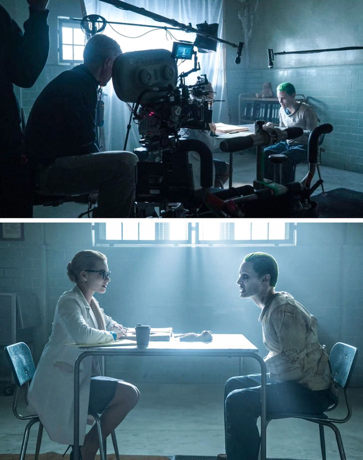 Margot Robbie and Jared Leto filming some of the trickiest scenes of Suicide Squad
