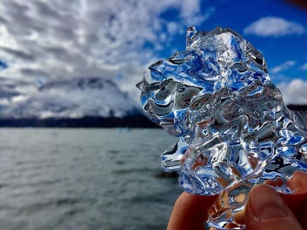 “A Piece Of Glacial Ice I Found On The Beach”