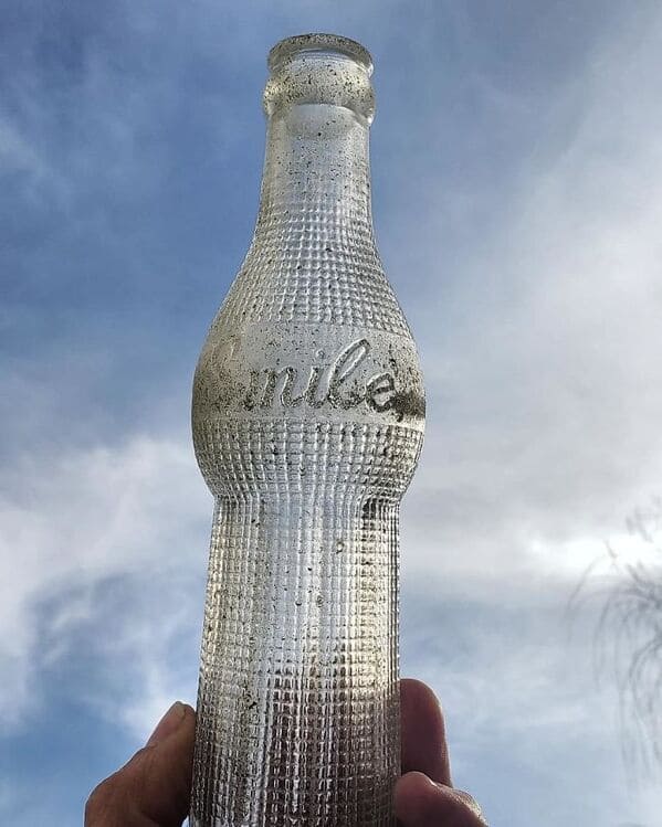 “I Found This Smile Soda Bottle Patented On July 11th, 1922”