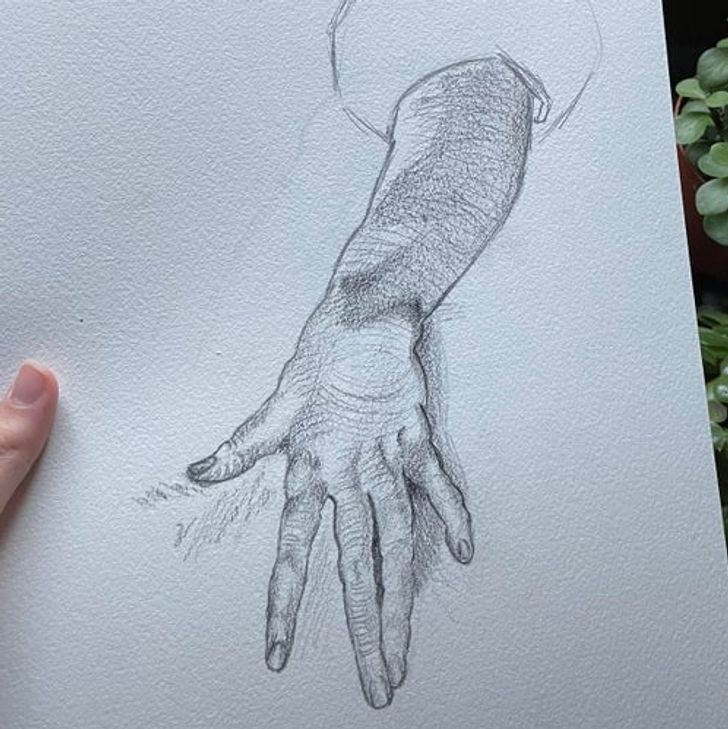 “I’ve been doing art for years now but have never drawn anything that had to do with human anatomy. I thought I would be awful at it but I’m genuinely proud of what I was able to accomplish!”