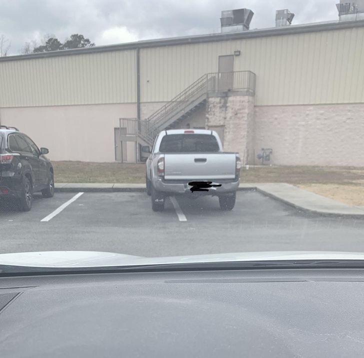 “The owner’s son at my work takes up 2 spaces in employee parking, closest to the employee entrance, EVERY DAY!”