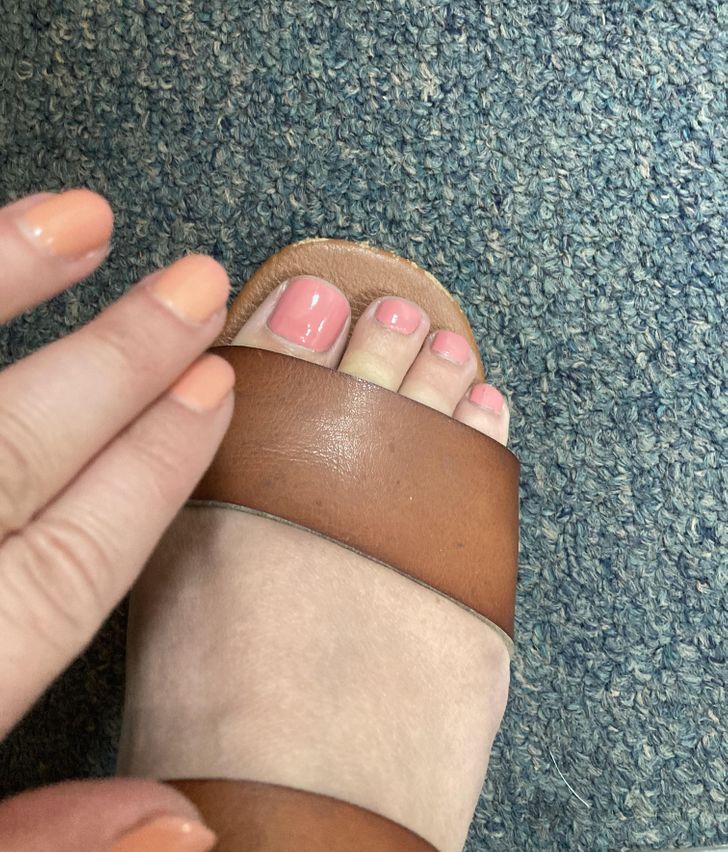 “A manicurist tried to tell me these are the same color.”