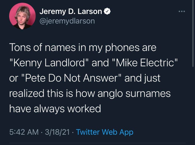 jeremy larson tweet