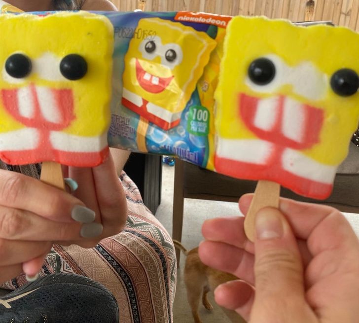 terrifying spongebob popsicles