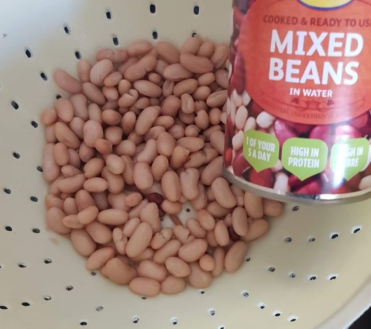 unmixed mixed beans